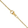 Thumbnail Image 3 of 1.1mm Singapore Chain Necklace in 18K Gold - 20"