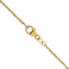 Thumbnail Image 2 of 1.1mm Singapore Chain Necklace in 18K Gold - 20"