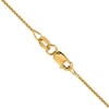 Thumbnail Image 2 of 1.0mm Diamond-Cut Spiga Chain Necklace in 18K Gold - 18"