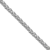 Thumbnail Image 1 of 1.0mm Diamond-Cut Spiga Chain Necklace in 18K White Gold - 20"