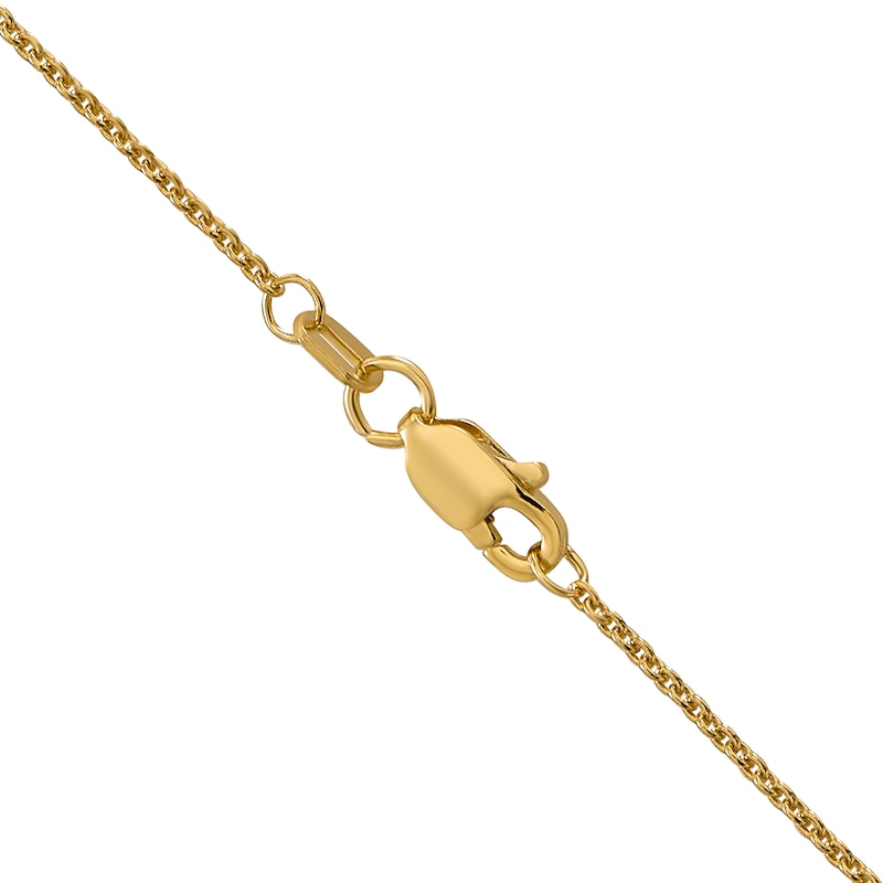 Main Image 3 of 1.15mm Diamond-Cut Cable Chain Necklace in 18K Gold - 16"