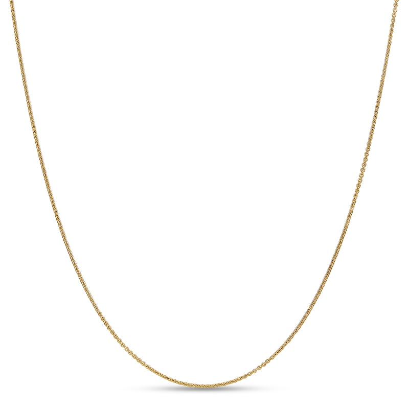 Main Image 1 of 1.15mm Diamond-Cut Cable Chain Necklace in 18K Gold - 20"