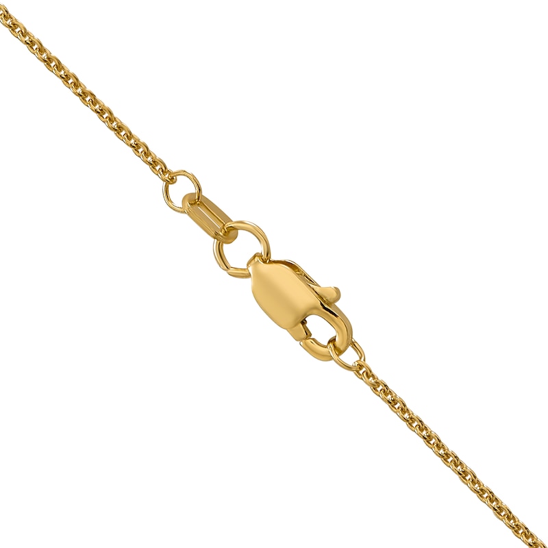Main Image 3 of 1.15mm Diamond-Cut Cable Chain Necklace in 18K Gold - 20"