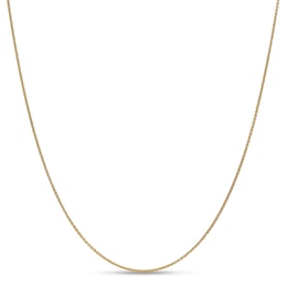 1.15mm Diamond-Cut Solid Cable Chain Necklace in 18K Gold - 18&quot;