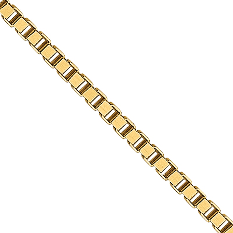 Main Image 2 of 0.7mm Box Chain Necklace in 18K Gold - 16"