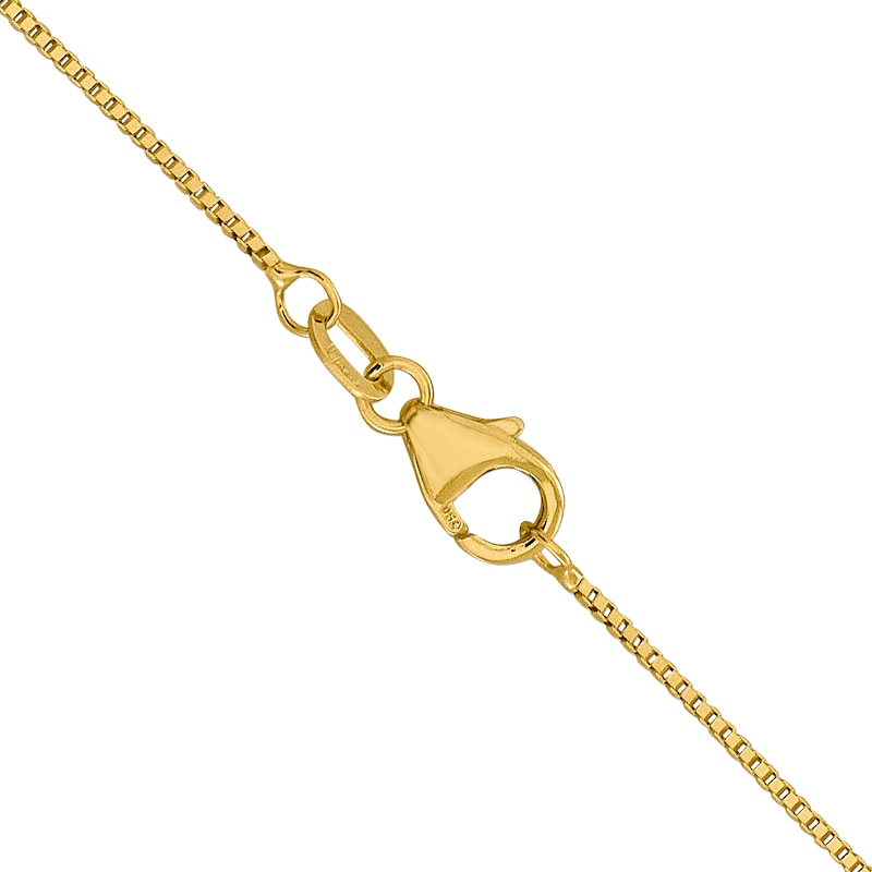 0.7mm Box Chain Necklace in 18K Gold - 18"