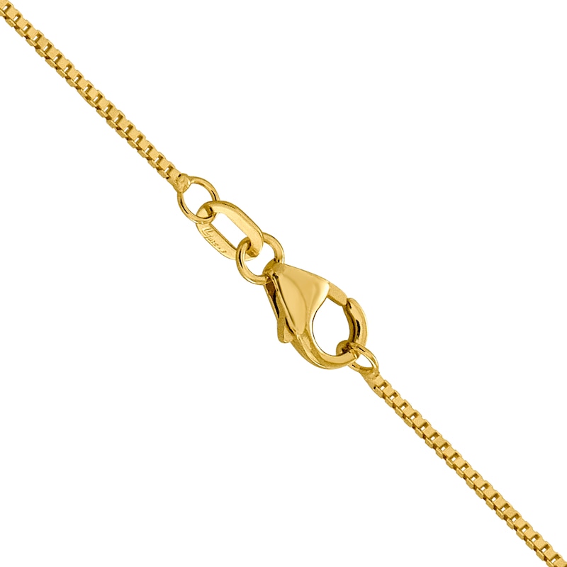 Main Image 3 of 0.9mm Box Chain Necklace in 18K Gold - 20"