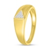 Thumbnail Image 2 of 0.04 CT. T.W. Triangle Multi-Diamond Ring in 10K Gold