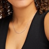 Thumbnail Image 2 of 2.3mm Paper Clip Chain Necklace in Solid Sterling Silver  - 18"