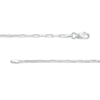 Thumbnail Image 3 of 2.3mm Paper Clip Chain Necklace in Solid Sterling Silver  - 18"
