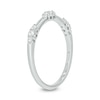 Thumbnail Image 2 of 0.145 CT. T.W. Diamond Bamboo Stackable Band in 10K White Gold