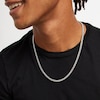 Thumbnail Image 2 of 5.3mm Cuban Curb Chain Necklace in Solid Sterling Silver  - 22"