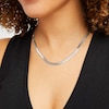 Thumbnail Image 2 of 4.5mm Herringbone Chain Necklace in Solid Sterling Silver  - 18"