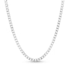 Thumbnail Image 1 of 3.2mm Curb Chain Necklace in Solid Sterling Silver  - 20"