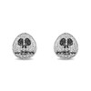Thumbnail Image 2 of Disney Treasures The Nightmare Before Christmas 0.145 CT. T.W. Diamond Jack Skellington Stud Earrings in Sterling Silver