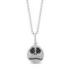 Thumbnail Image 1 of Disney Treasures The Nightmare Before Christmas 0.145 CT. T.W. Diamond Jack Skellington Pendant in Sterling Silver