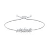 0.23 CT. T.W. Diamond "mine" Bolo Bracelet in Sterling Silver - 9.0"