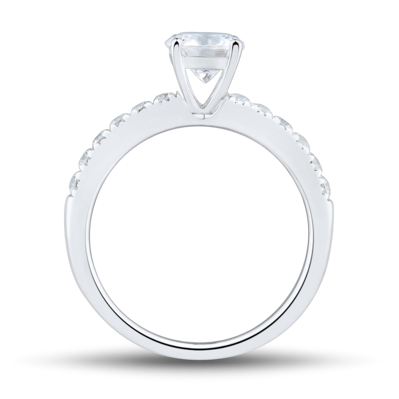 Main Image 2 of 1.23 CT. T.W. Diamond Engagement Ring in 14K White Gold (I/VS2)