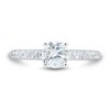 Thumbnail Image 3 of 1.23 CT. T.W. Diamond Engagement Ring in 14K White Gold (I/VS2)