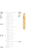 Thumbnail Image 3 of Diamond-Cut 15.0mm Tube Hoop Earrings in Hollow 14K Gold