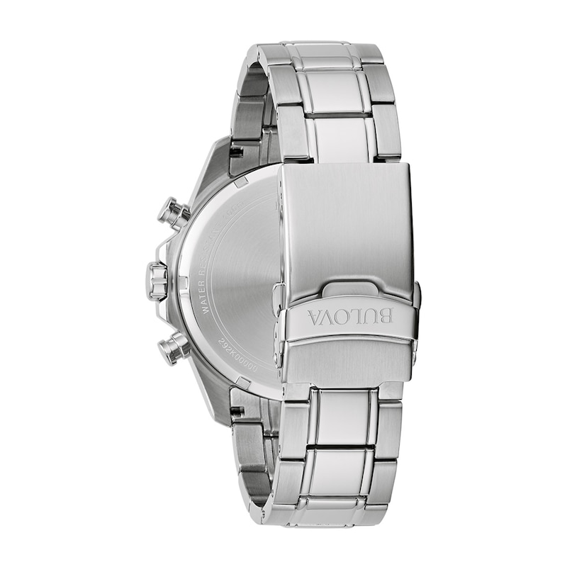 Main Image 3 of Men's Bulova Marine Star Chronograph Watch with Orange Dial (Model: 96B395)