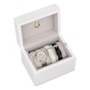 Thumbnail Image 1 of Ladies' Bulova Duality 0.10 CT. T.W. Diamond Interchangeable Strap Two-Tone Watch with White Denshu Dial (Model: 98X134)