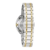 Thumbnail Image 6 of Ladies' Bulova Duality 0.10 CT. T.W. Diamond Interchangeable Strap Two-Tone Watch with White Denshu Dial (Model: 98X134)