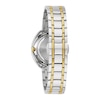 Thumbnail Image 7 of Ladies' Bulova Duality 0.10 CT. T.W. Diamond Interchangeable Strap Two-Tone Watch with White Denshu Dial (Model: 98X134)