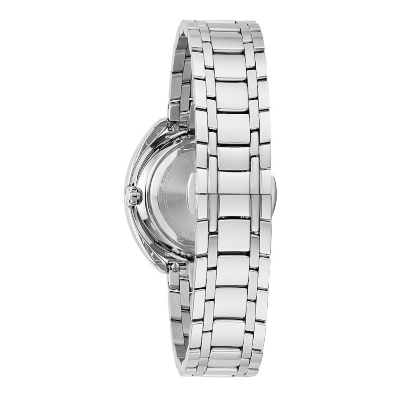 Main Image 6 of Ladies' Bulova Duality 0.13 CT. T.W. Diamond Interchangeable Strap Watch with Blue Denshu Dial (Model: 96X160)
