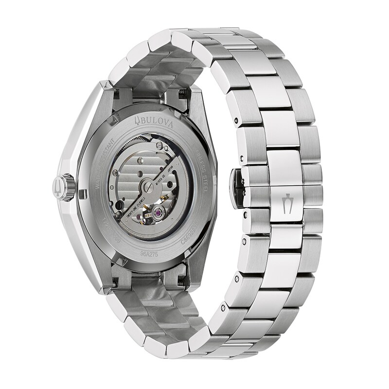 Main Image 2 of Men's Bulova Surveyor Automatic Watch with Blue Dial (Model: 96A275)