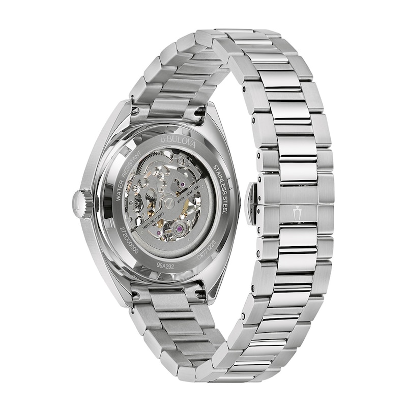 Men's Bulova Surveyor Automatic Watch with Blue Skeleton Dial (Model: 96A292)|Peoples Jewellers