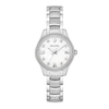 Ladies' Bulova Crystal Accent Silver-Tone Watch with Mother-of-Pearl Dial (Model: 96L311)