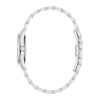 Ladies' Bulova Crystal Accent Silver-Tone Watch with Mother-of-Pearl Dial (Model: 96L311)
