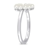 Thumbnail Image 3 of Freshwater Cultured Pearl Outline Heart Ring in 14K White Gold