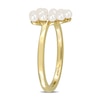 Thumbnail Image 3 of Freshwater Cultured Pearl Outline Heart Ring in 14K Gold