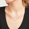 Thumbnail Image 1 of Diamond-Cut Solitaire-Style Necklace in 14K Two-Tone Gold