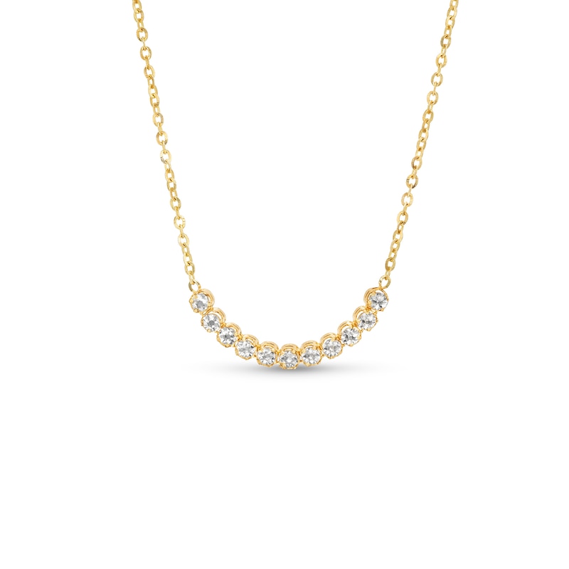 Diamond-Cut Brilliance Beads Necklace in 14K Gold|Peoples Jewellers