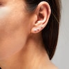 Thumbnail Image 2 of Essentials 1.01 CT. T.W. Diamond Solitaire Three Pair Stud Earrings Set in 10K White Gold