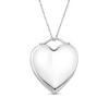 Thumbnail Image 1 of Engravable Heart Locket in Sterling Silver (1-2 Images and 1 Line)