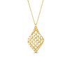 Thumbnail Image 1 of Puffed Lattice Flame Pendant in 14K Gold
