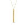 Thumbnail Image 1 of Diamond-Cut Linear Bar Pendant in 14K Gold