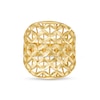 Thumbnail Image 4 of Diamond-Cut Floral Lattice Ring in 14K Gold