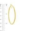 Thumbnail Image 3 of Diamond-Cut 50.0mm Hoop Earrings in 14K Gold