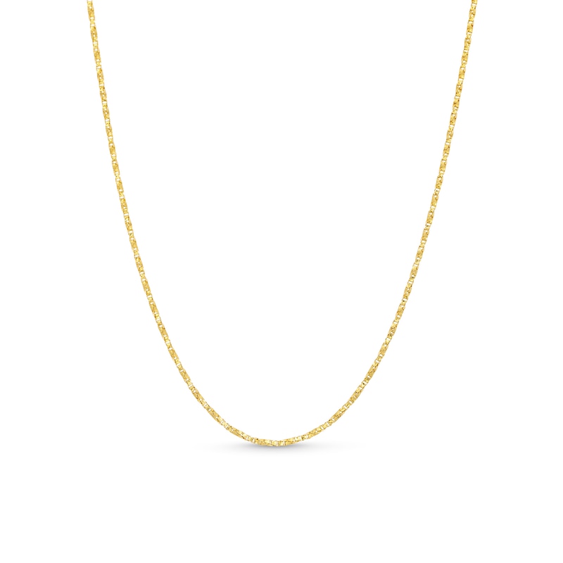 0.9mm Box Chain Necklace in Solid 14K Gold - 18"|Peoples Jewellers