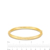 Thumbnail Image 3 of Diamond-Cut 5.0mm Bangle in Hollow 14K Gold - 7.25"