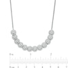 Thumbnail Image 3 of 2.00 CT. T.W. Multi-Diamond Frame U Curved Necklace in 10K White Gold