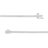 Thumbnail Image 2 of 0.33 CT. T.W. Diamond Miracle Tennis-Style Necklace in Sterling Silver - 17"