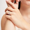 3.00 CT. Certified Emerald-Cut Lab-Grown Diamond Solitaire Engagement Ring in 14K Gold (F/SI2)