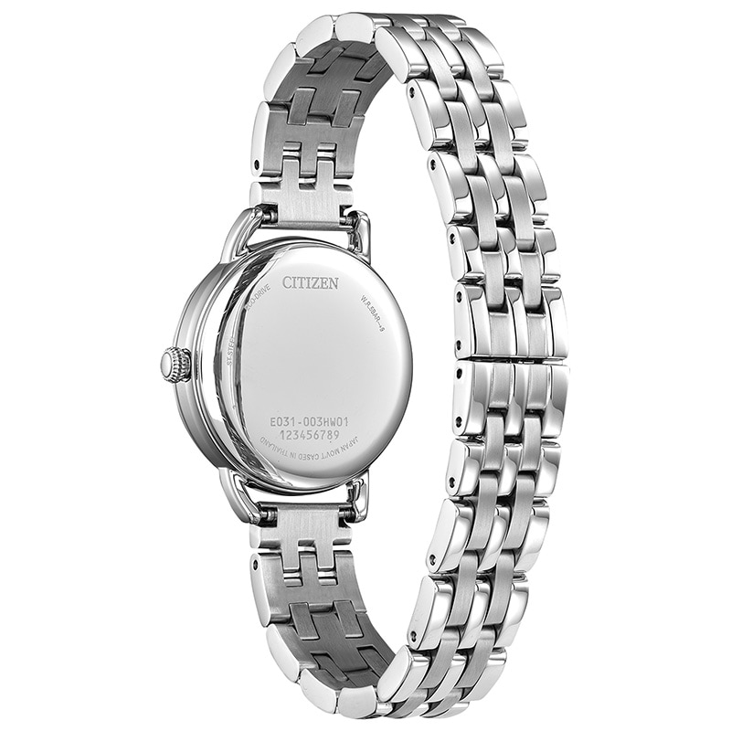 Ladies' Citizen Eco-Drive Classic Watch with Silver-Tone Dial (Model: EM1050-56A)
