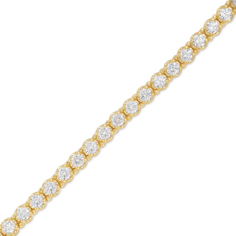 10.0 CT. T.W. Certified Lab-Created Diamond Tennis Bracelet in 10K Gold (I/I1) - 7.25"|Peoples Jewellers